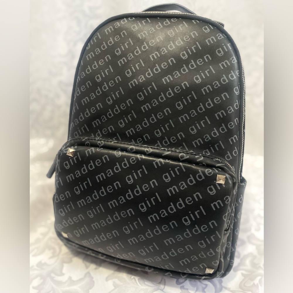 Madden Girl Studded Backpack, Large 16x12, Perfect Condition
